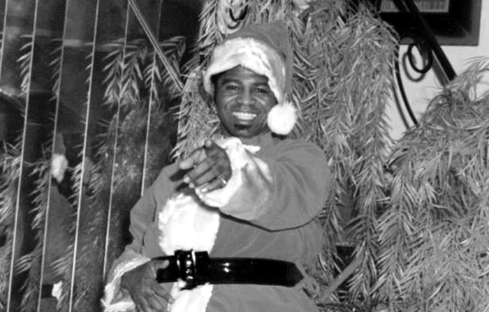 James Brown en la portada de Soulful Christmas.
