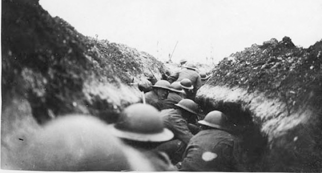 Trinchera en la Primera Guerra Mundial (DP)