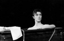 17th September 1980: British singer and actor, David Bowie in rehearsals for  "The Elephant Man" at Booth Theatre, New York, USA.