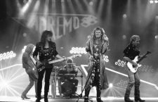 British rock band Def Leppard performing at the Sanremo Pop Festival.
