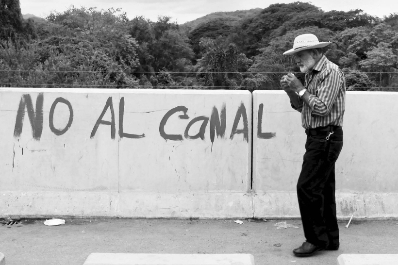Pintada «No al canal» Juigalpa