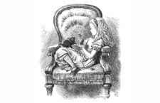 Ilustracón de sir John Tenniel para la primera edición de Alicia en el País de las Maravillas, de Lewis Carroll. (DP)