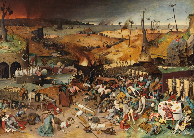 El triunfo de la muerte, Pieter Brueghel el Viejo pandemias