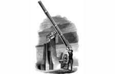 Observatorio de Cincinnati, G. & S. Merz. (ilustración procedente de Smith's Illustrated Astronomy, 1848)